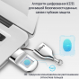 Высокотехнологичный зашифрованный флеш-накопитель MyPads 32 Гб USB 2.0 карта безопасности c распознаванием отпечатка пальцев